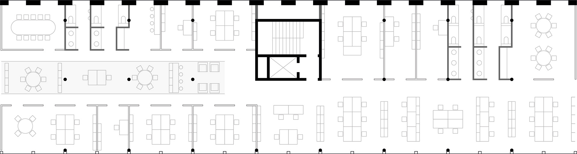 Grundriss Regelgeschoss Büro